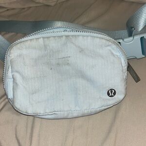 Light blue (sky blue) lululemon belt bag